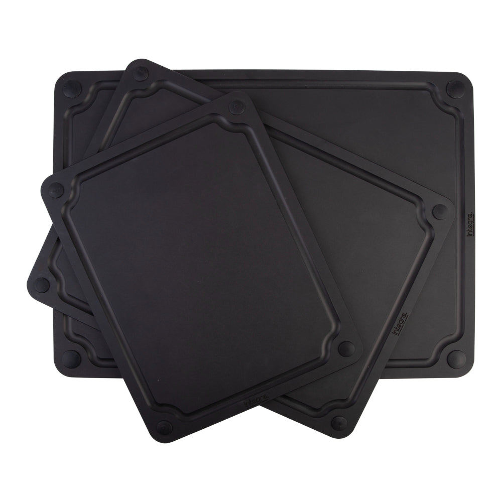 Integra Wood Fibre Reversible Cutting Board 44cm x 32.5cm Black - Image 3