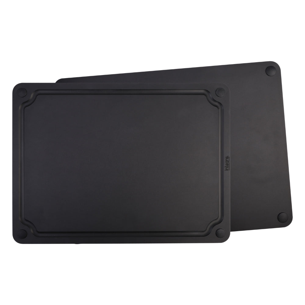 Integra Wood Fibre Reversible Cutting Board 44cm x 32.5cm Black - Image 2