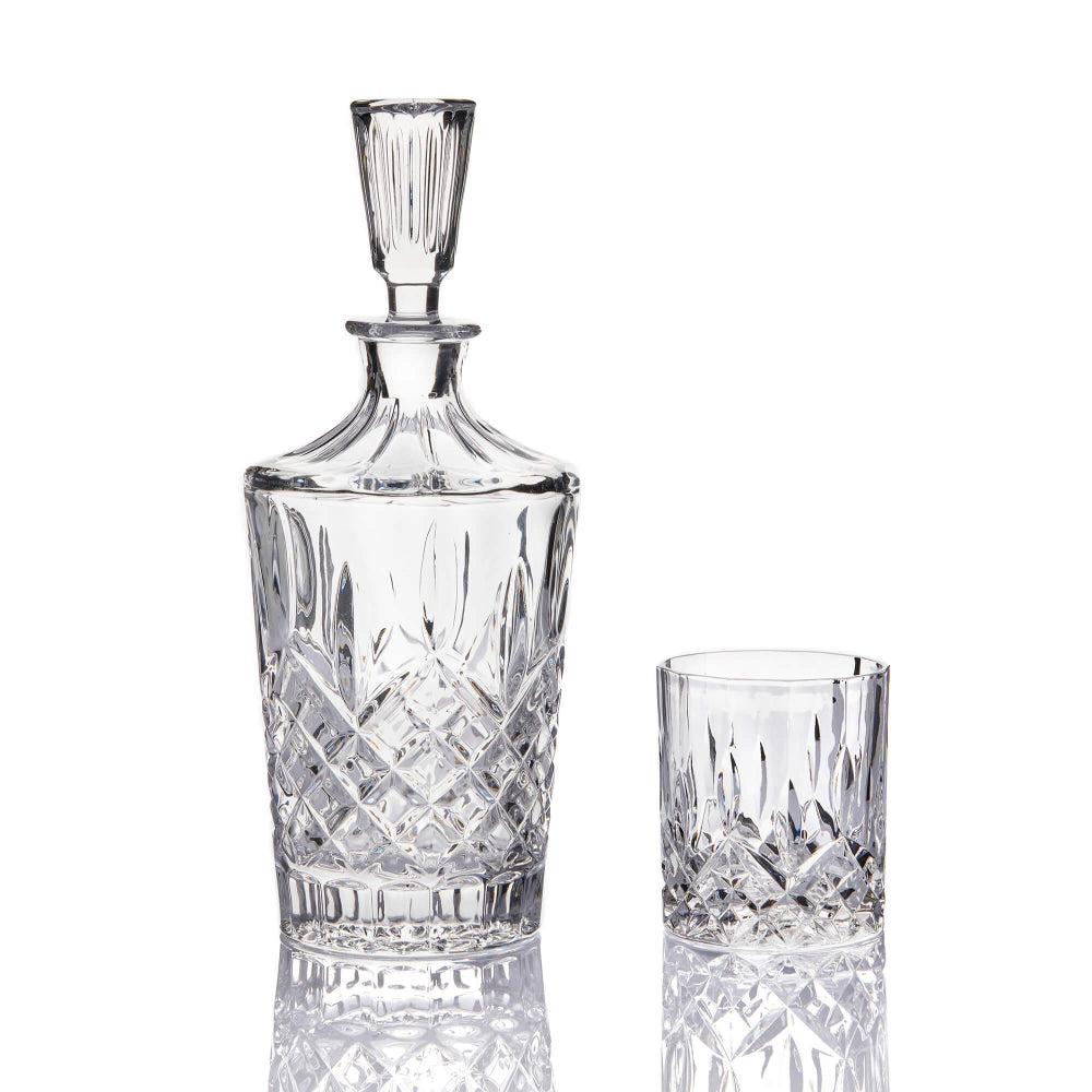 Salt & Pepper Bond Decanter & Tumbler Set – 5 Piece – Harding