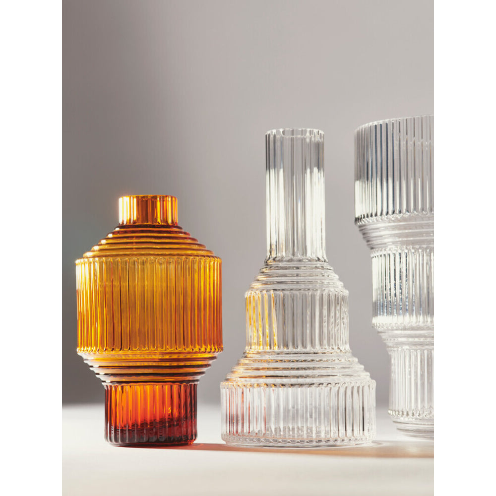 7042309_7042307_7042310_Pavilion_vase_dark_amber_Kosta_Boda_