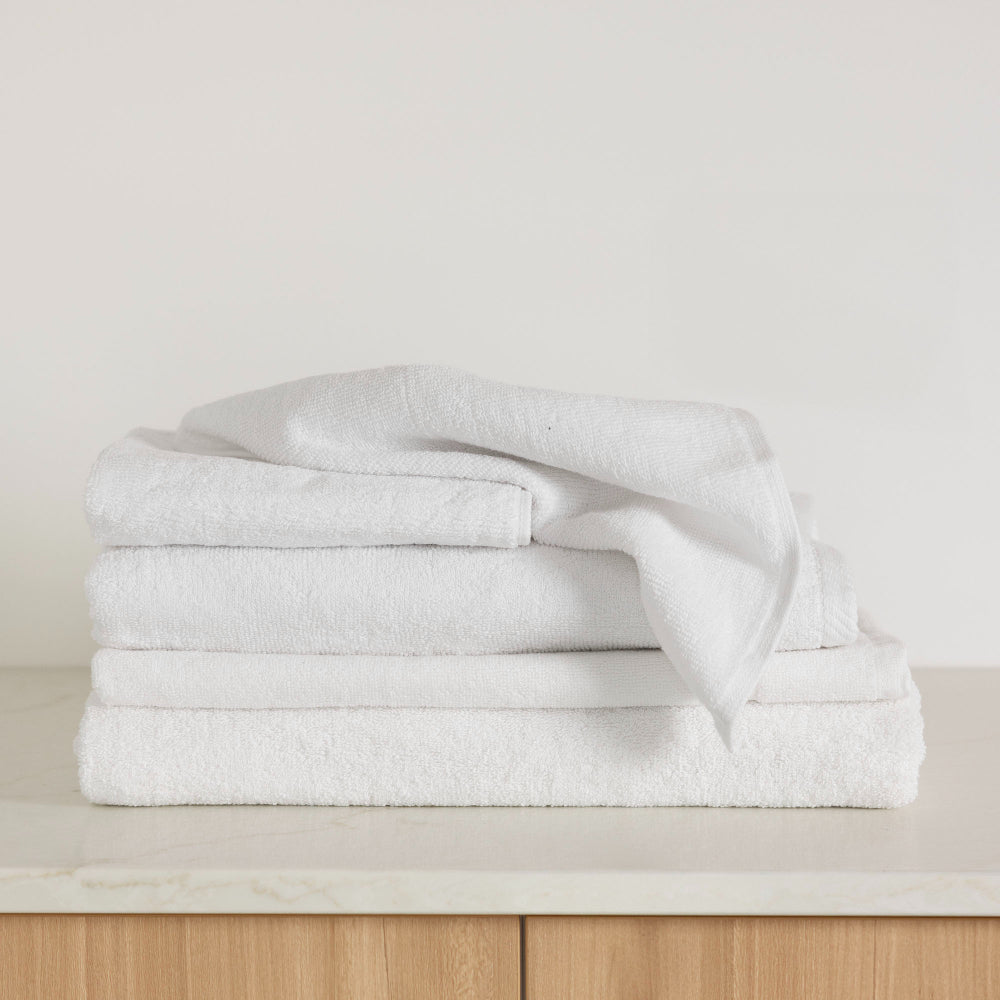 Bambury Chateau Bath Towel Set White