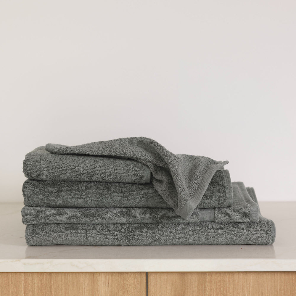 Bambury Chateau Bath Towel Set Charcoal