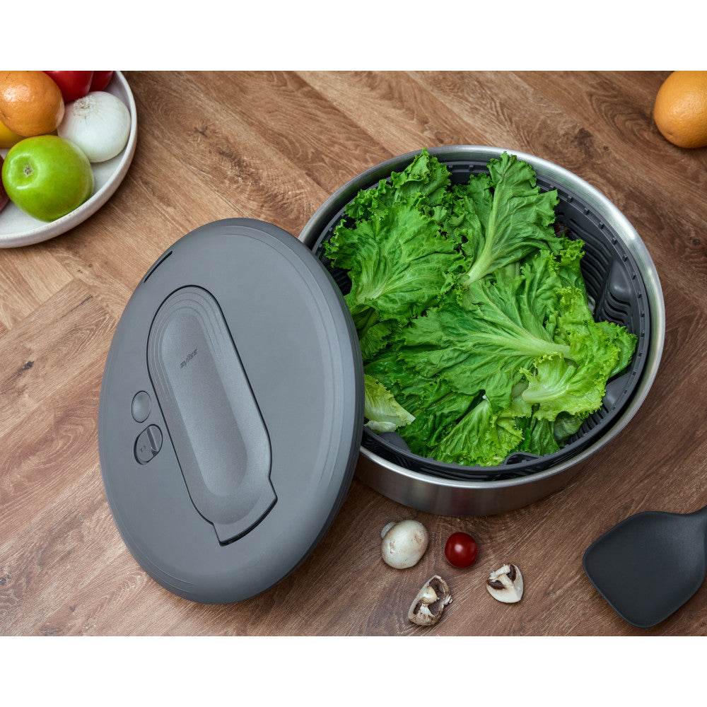 Zyliss Swift Dry Stainless Steel Salad Spinner Large - Image 3