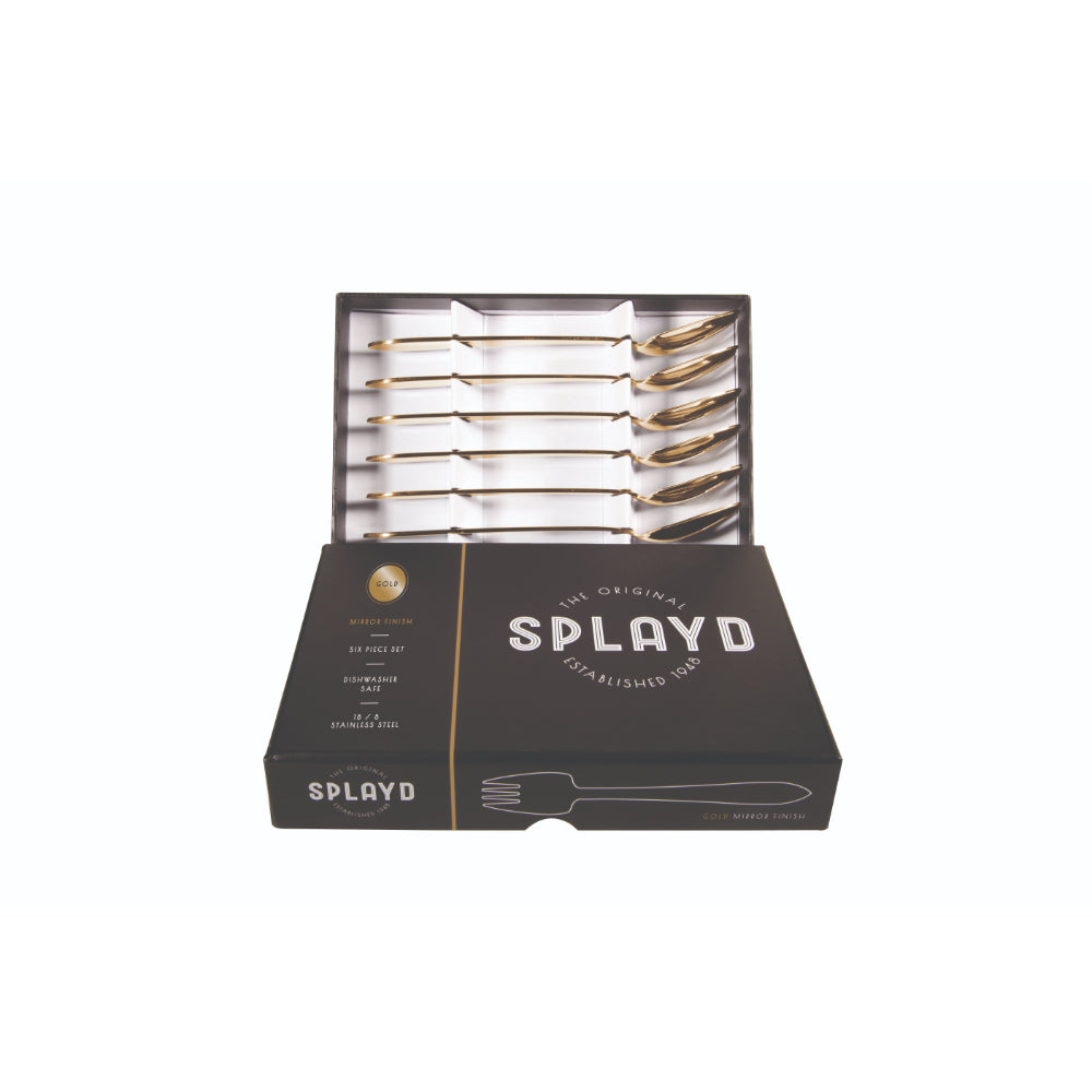 Splayd Black Label Gold Mirror 6 Piece Set