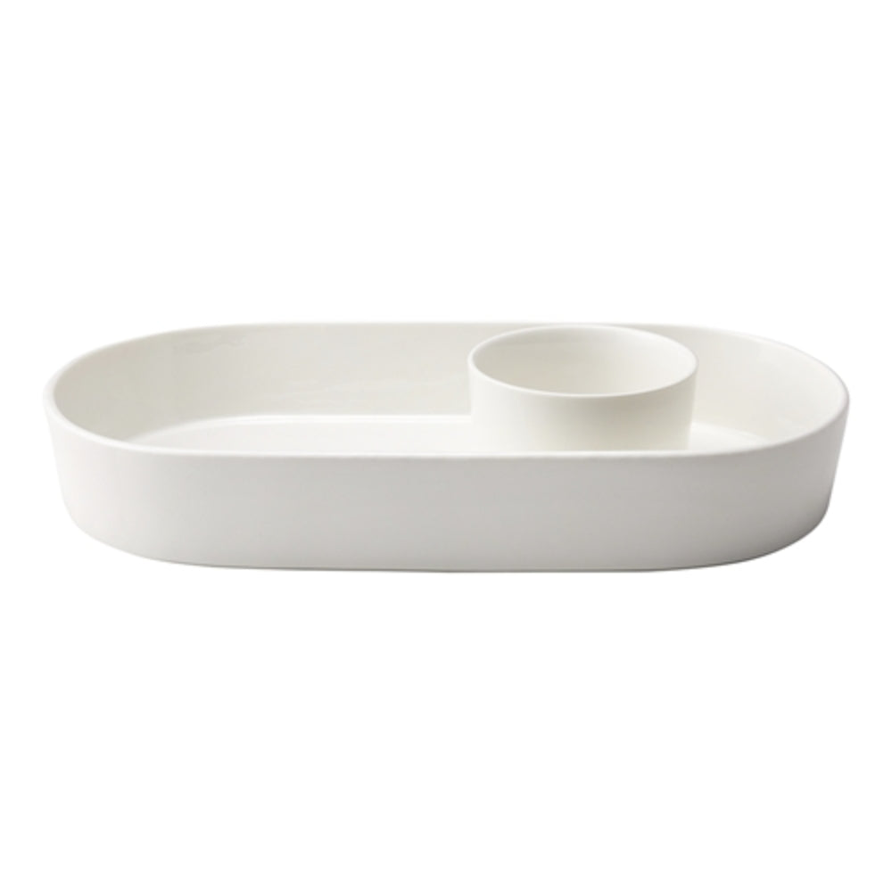 Ecology Origin Oval Chip & Dip Bowl 37.5×19.5cm