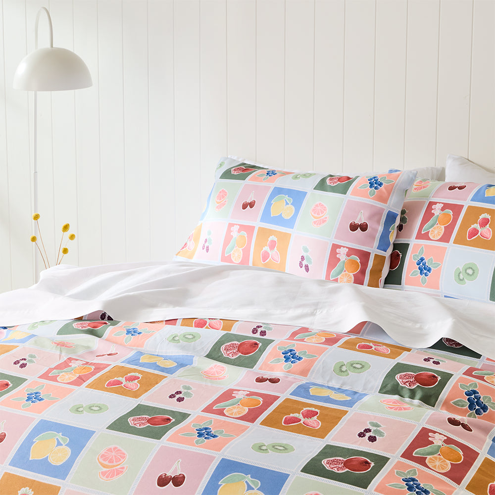 Adorn Living Tutti Frutti Quilt Cover Set - Image 2