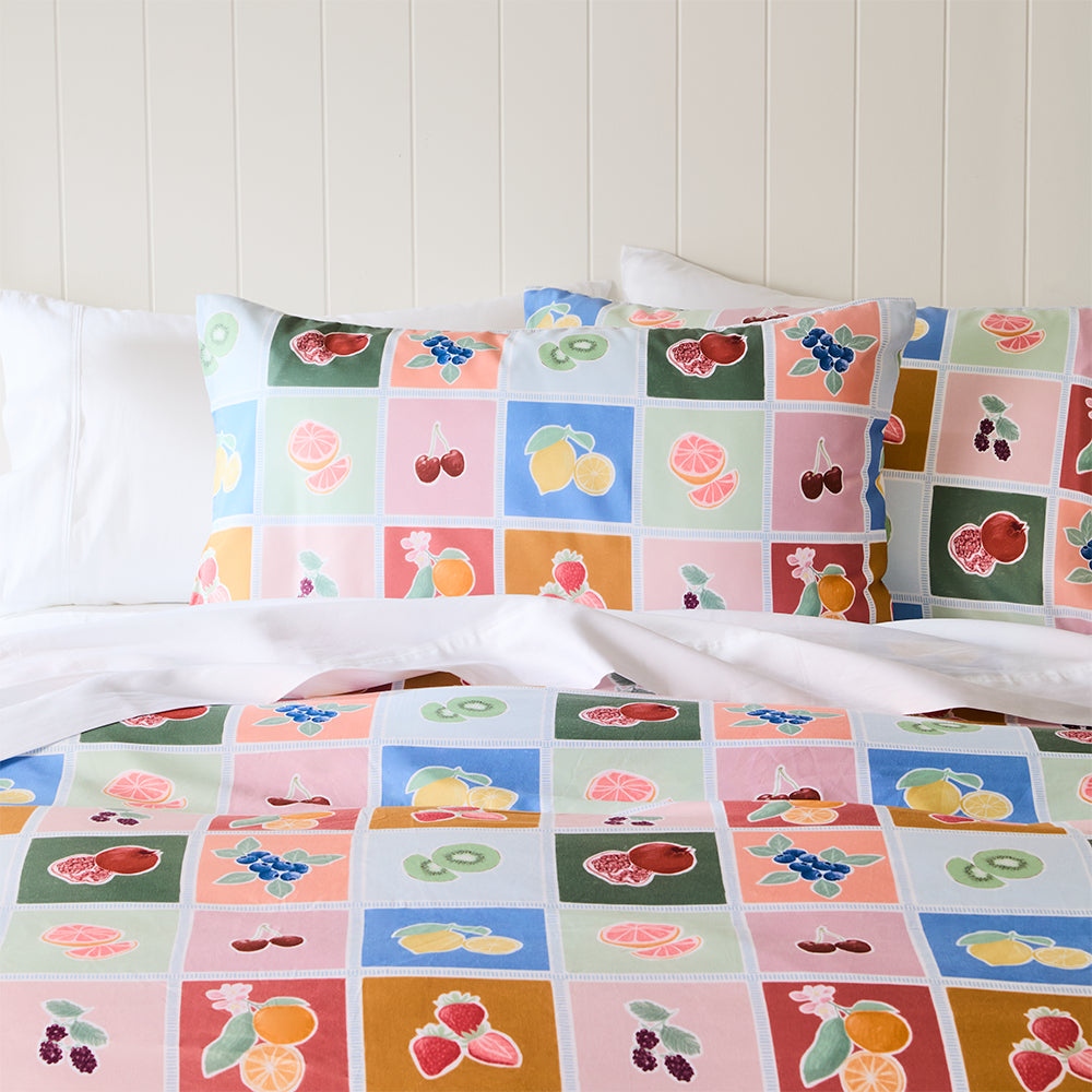 Adorn Living Tutti Frutti Quilt Cover Set - Image 4