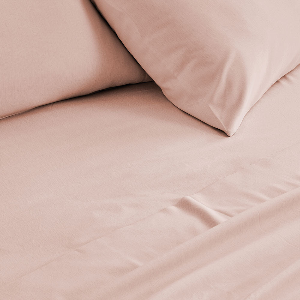 Adorn Living Bamboo Blend Sheet Set Nude Pink - Image 2