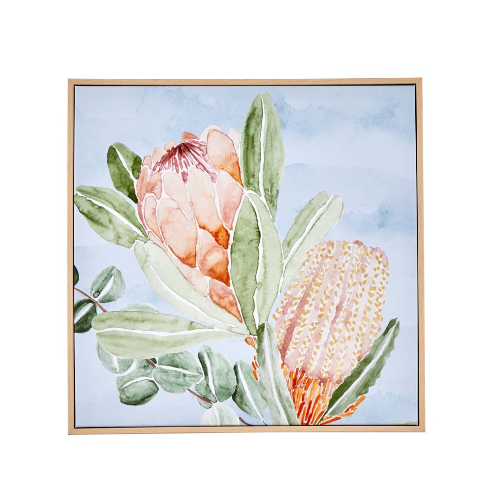 MyHouse Protea Wall Art 50x50cm