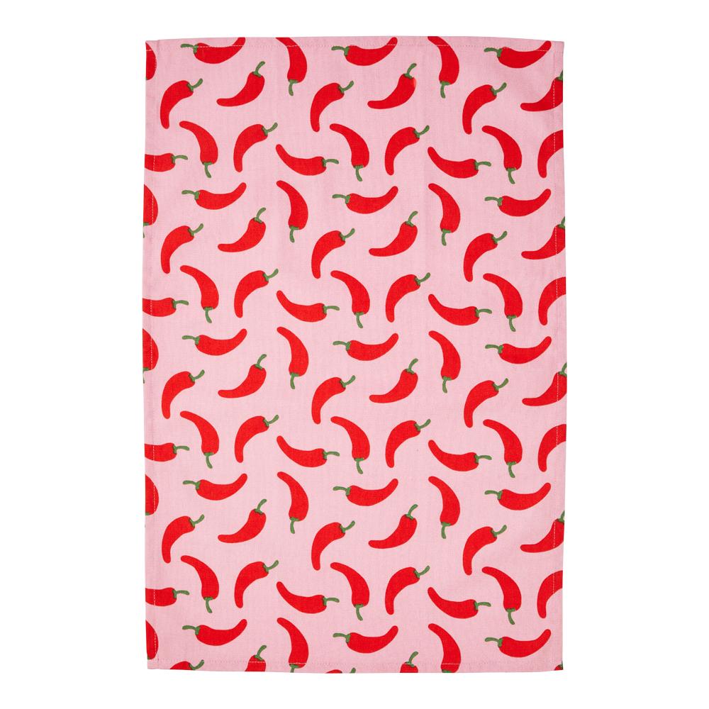 Adorn Living Set of 2 Hot Stuff Tea Towels - Image 3