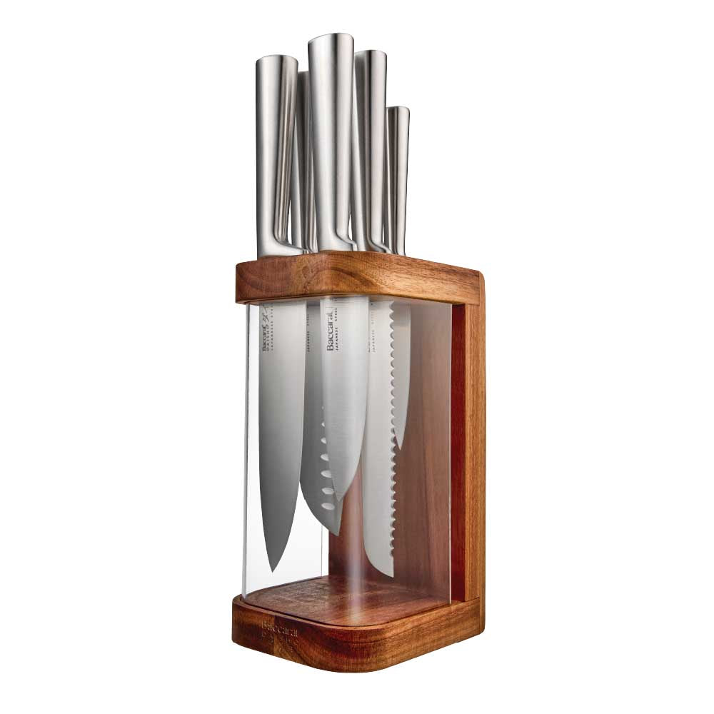 Baccarat Daisho Kizamu 7 Piece Knife Block