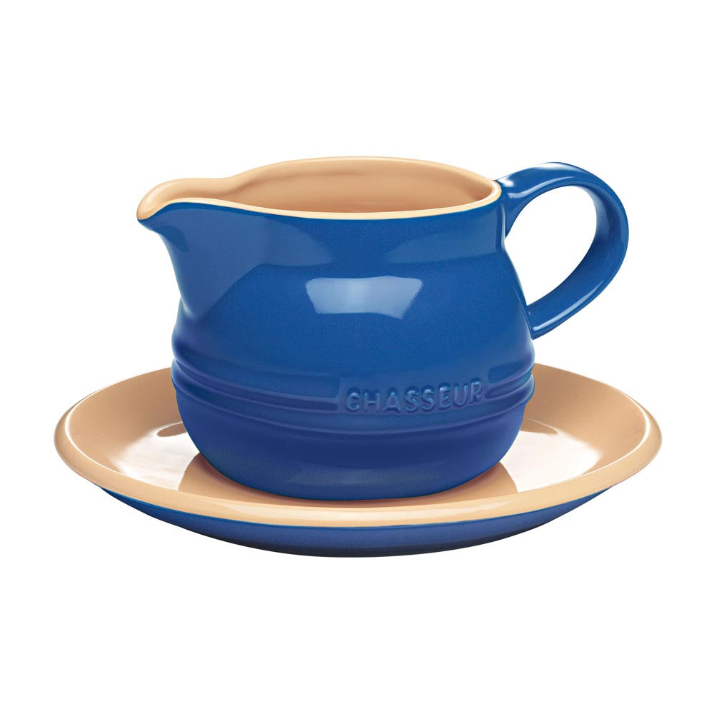Chasseur Gravy Boat With Saucer 450ml Blue