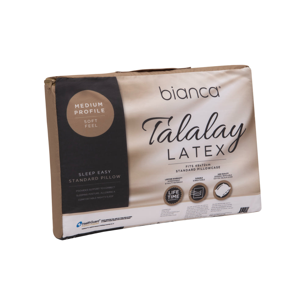 SleepeasyMediumProSoftFeelTalalayLatexpillow