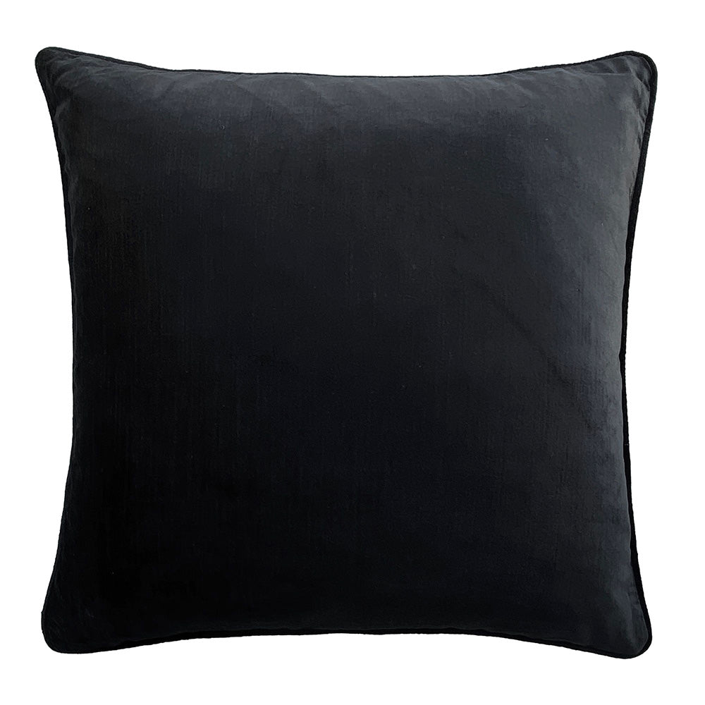 Zaab Vaucluse Piped Velvet Cushion