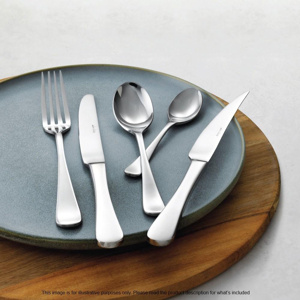 Alex Liddy Aquis Stainless Steel 40 Piece Cutlery Set - Image 3