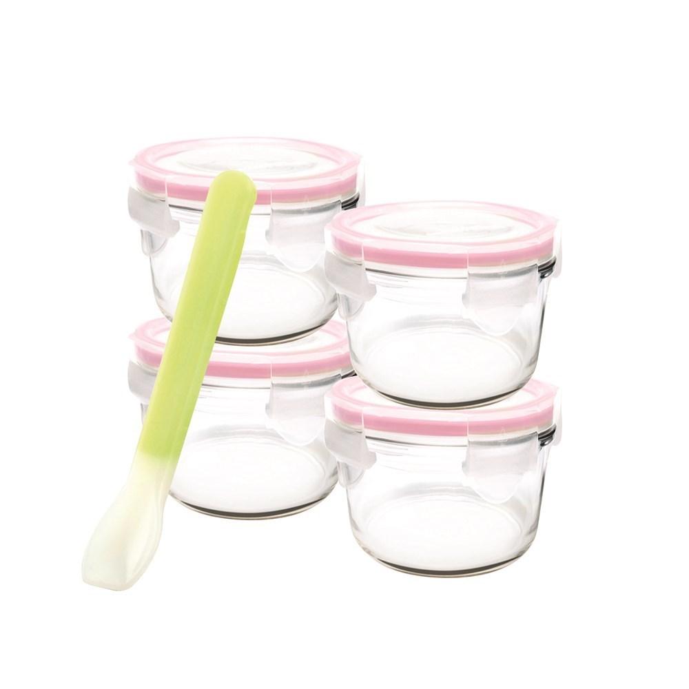 glasslock-5-piece-baby-food-container-set-round-with-silicon
