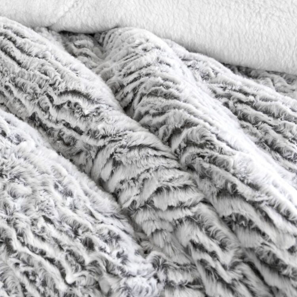 Ardor Boudoir Faux Fur Sherpa Comforter Set Queen/King - Image 3